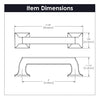 3 Inch Center to Center Studio II Pull