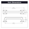 5-1/16 Inch (128mm) Center to Center Studio II Pull