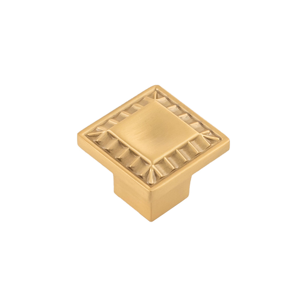 1 Inch Square Bijou Astoria Collection Knob