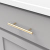 5-1/16 Inch (128mm) Contemporary Bar Pulls-Royal Brass