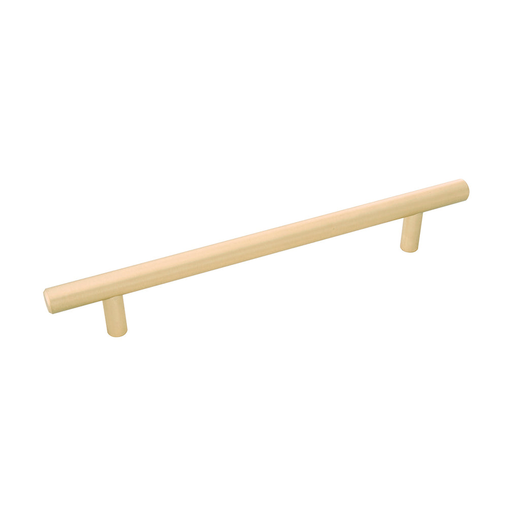 6-5/16 Inch (160mm) Contemporary Bar Pulls-Royal Brass Finish