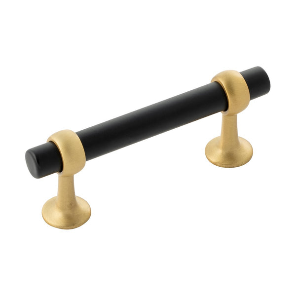 Matte Black and Brushed Golden Brass / regular